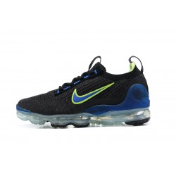 Air VaporMax 2021 Flyknit Women/Men Sports Shoes Black Green and Blue