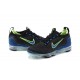 Air VaporMax 2021 Flyknit Women/Men Sports Shoes Black Green and Blue