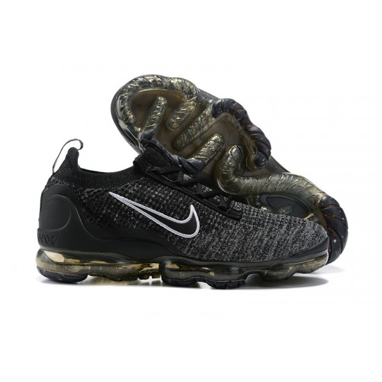 Air VaporMax 2021 Flyknit Women/Men Sports Shoes Black Grey DC9394-001