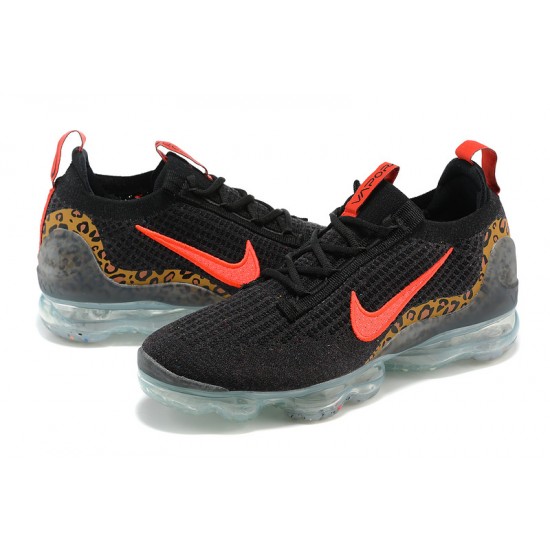 Air VaporMax 2021 Flyknit Women/Men Sports Shoes Black Red