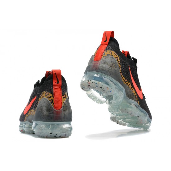 Air VaporMax 2021 Flyknit Women/Men Sports Shoes Black Red