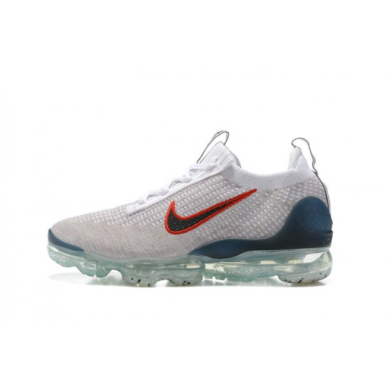 Air VaporMax 2021 Flyknit Women/Men Sports Shoes Blue Red  DC9454-100