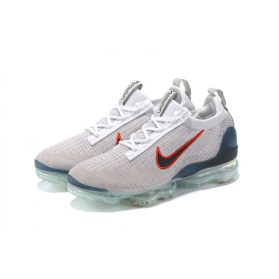 Air VaporMax 2021 Flyknit Women/Men Sports Shoes Blue Red  DC9454-100