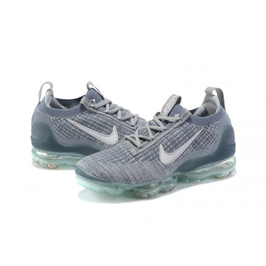 Air VaporMax 2021 Flyknit Women/Men Sports Shoes Grey Blue DH4084-400