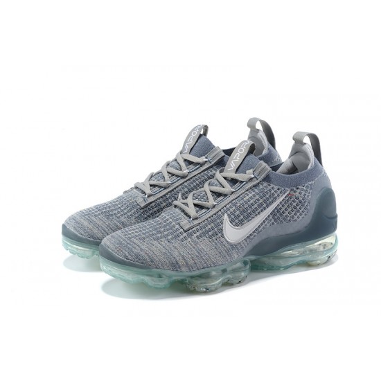 Air VaporMax 2021 Flyknit Women/Men Sports Shoes Grey Blue DH4084-400