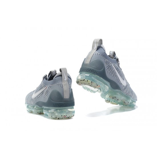 Air VaporMax 2021 Flyknit Women/Men Sports Shoes Grey Blue DH4084-400