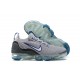 Air VaporMax 2021 Flyknit Women/Men Sports Shoes Grey Blue