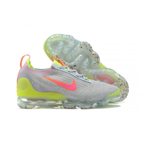 Air VaporMax 2021 Flyknit Women/Men Sports Shoes Grey Pink DH4088-002