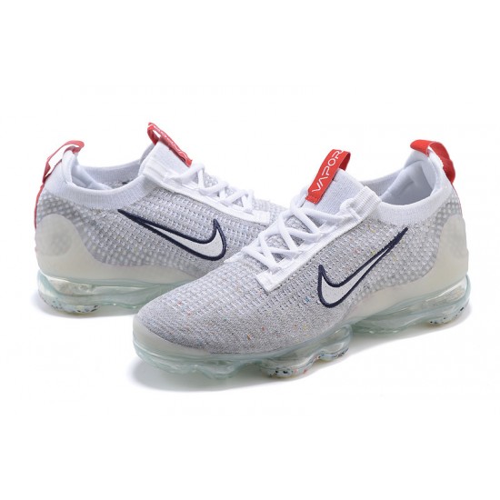 Air VaporMax 2021 Flyknit Women/Men Sports Shoes Grey Red DB1550-003