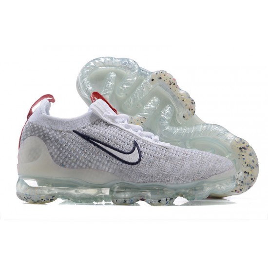 Air VaporMax 2021 Flyknit Women/Men Sports Shoes Grey Red DB1550-003