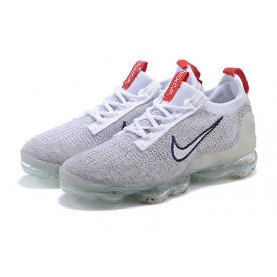 Air VaporMax 2021 Flyknit Women/Men Sports Shoes Grey Red DB1550-003