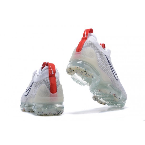 Air VaporMax 2021 Flyknit Women/Men Sports Shoes Grey Red DB1550-003