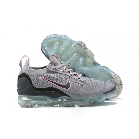 Air VaporMax 2021 Flyknit Women/Men Sports Shoes Pink Grey DB1550-004