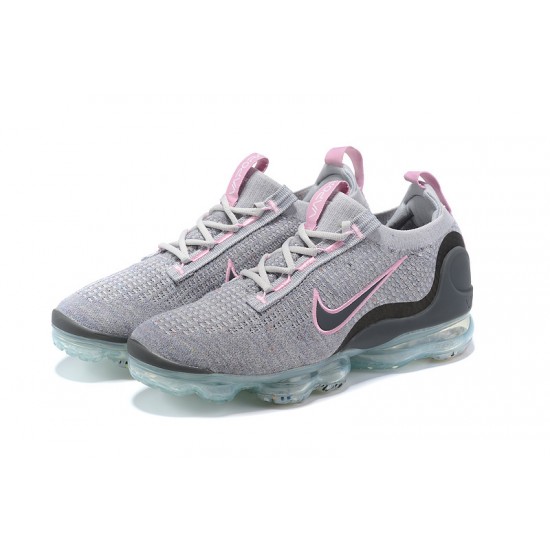 Air VaporMax 2021 Flyknit Women/Men Sports Shoes Pink Grey DB1550-004