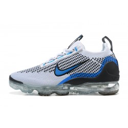 Air VaporMax 2021 Flyknit Women/Men Sports Shoes White Blue DM0025-001