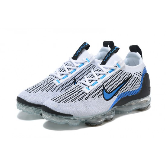 Air VaporMax 2021 Flyknit Women/Men Sports Shoes White Blue DM0025-001