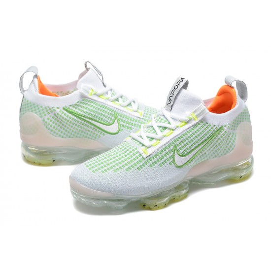 Air VaporMax 2021 Flyknit Women/Men Sports Shoes White Green FD0871-100 