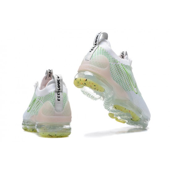 Air VaporMax 2021 Flyknit Women/Men Sports Shoes White Green FD0871-100 