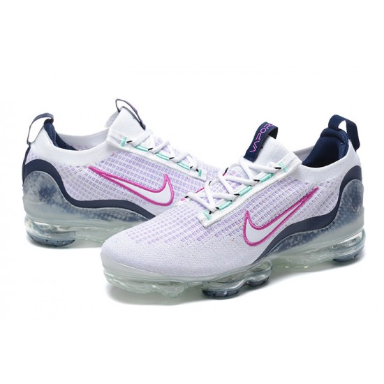 Air VaporMax 2021 Flyknit Women/Men Sports Shoes White Pink DB1550-105