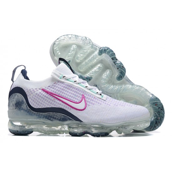 Air VaporMax 2021 Flyknit Women/Men Sports Shoes White Pink DB1550-105