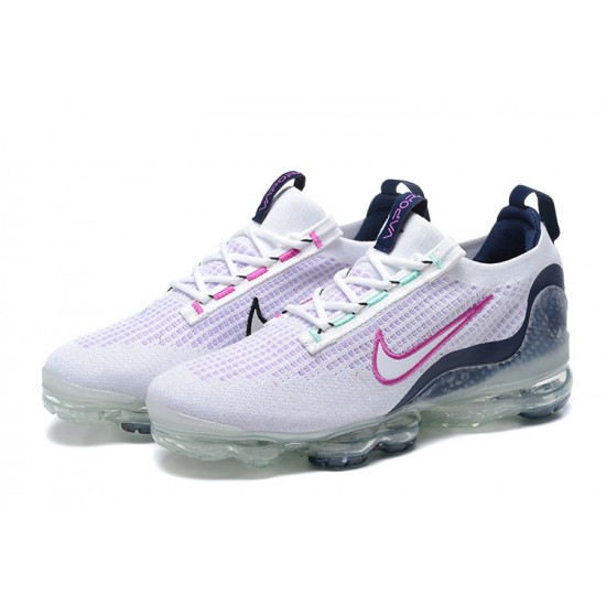 Air VaporMax 2021 Flyknit Women/Men Sports Shoes White Pink DB1550-105