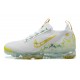 Air VaporMax 2021 Flyknit Women/Men Sports Shoes White Yellow