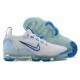 Air VaporMax 2021 Flyknit Women/Men Sports Shoes White and Blue