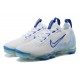 Air VaporMax 2021 Flyknit Women/Men Sports Shoes White and Blue