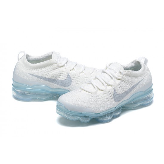 Air VaporMax 2023 Flyknit Women/Men Sports Shoes Pure Platinum White Blue DV1678-002