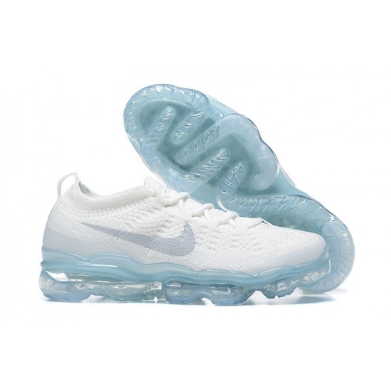 Air VaporMax 2023 Flyknit Women/Men Sports Shoes Pure Platinum White Blue DV1678-002