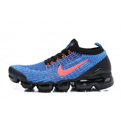 Air VaporMax Flyknit 3 Women/Men Sports Shoes Black Blue AJ6900-015