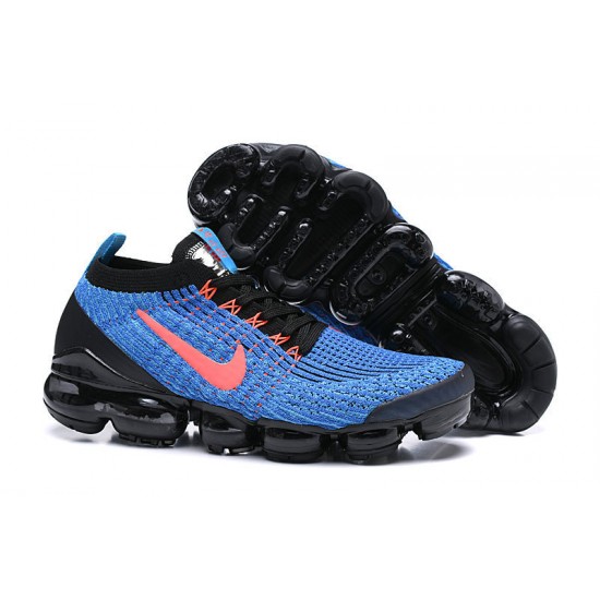 Air VaporMax Flyknit 3 Women/Men Sports Shoes Black Blue AJ6900-015