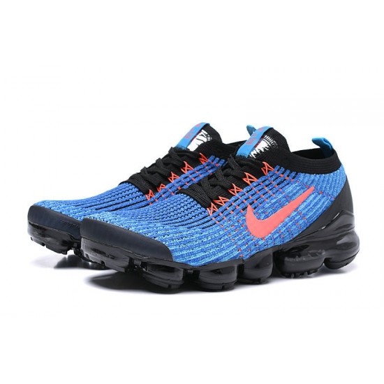 Air VaporMax Flyknit 3 Women/Men Sports Shoes Black Blue AJ6900-015