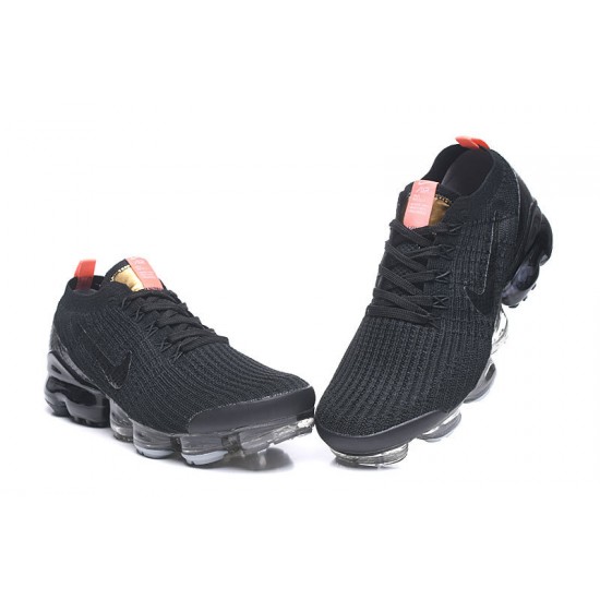 Air VaporMax Flyknit 3 Women/Men Sports Shoes Black Orange