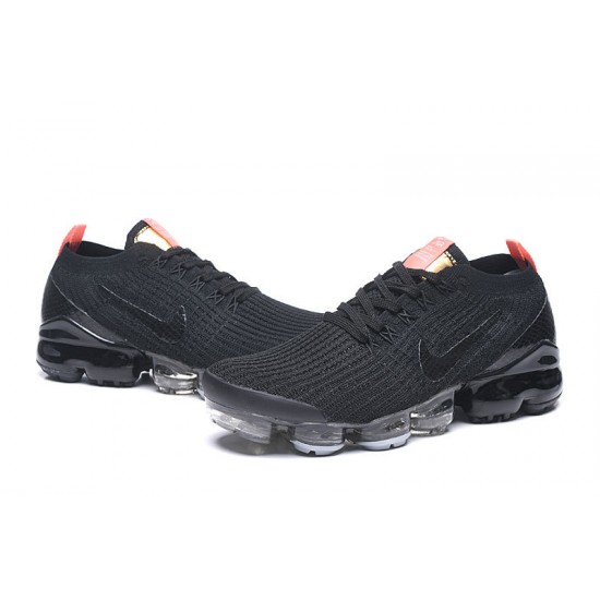 Air VaporMax Flyknit 3 Women/Men Sports Shoes Black Orange