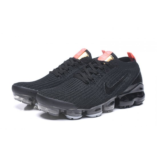 Air VaporMax Flyknit 3 Women/Men Sports Shoes Black Orange