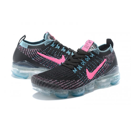 Air VaporMax Flyknit 3 Women/Men Sports Shoes Black Pink AJ5910-101