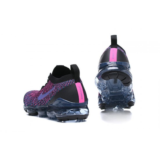 Air VaporMax Flyknit 3 Women/Men Sports Shoes Black Purple AJ6900-009