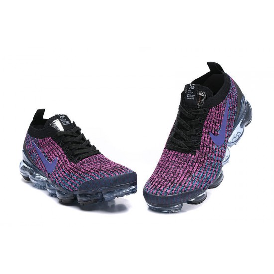 Air VaporMax Flyknit 3 Women/Men Sports Shoes Black Purple AJ6900-009