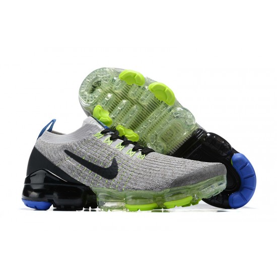 Air VaporMax Flyknit 3 Women/Men Sports Shoes Grey Blue AJ6900-112