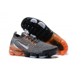 Air VaporMax Flyknit 3 Women/Men Sports Shoes Grey Orange AJ6900-024