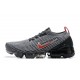 Air VaporMax Flyknit 3 Women/Men Sports Shoes Grey Red AJ6900-012