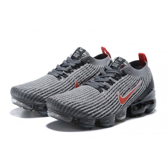 Air VaporMax Flyknit 3 Women/Men Sports Shoes Grey Red AJ6900-012