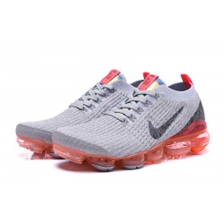 Air VaporMax Flyknit 3 Women/Men Sports Shoes Grey Red AJ6900-600