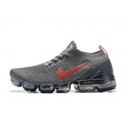 Air VaporMax Flyknit 3 Women/Men Sports Shoes Grey Red CT1270-001