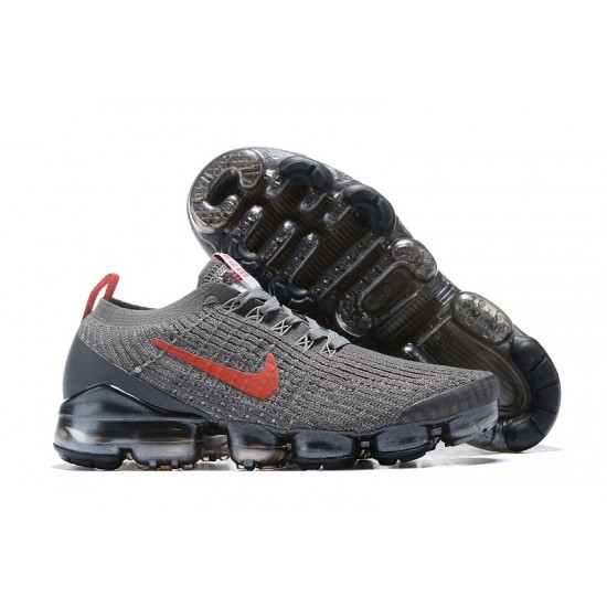 Air VaporMax Flyknit 3 Women/Men Sports Shoes Grey Red CT1270-001