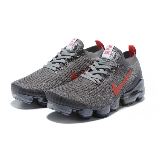 Air VaporMax Flyknit 3 Women/Men Sports Shoes Grey Red CT1270-001