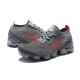 Air VaporMax Flyknit 3 Women/Men Sports Shoes Grey Red CT1270-001