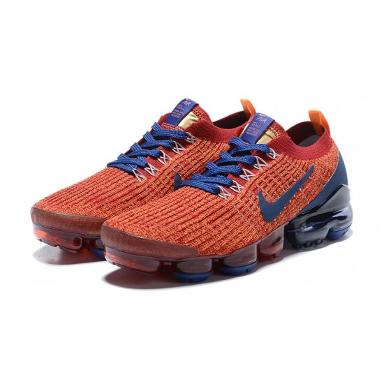 Air VaporMax Flyknit 3 Women/Men Sports Shoes Red Blue AJ6900-600