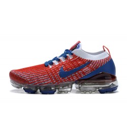 Air VaporMax Flyknit 3 Women/Men Sports Shoes Red Blue CW5585-100